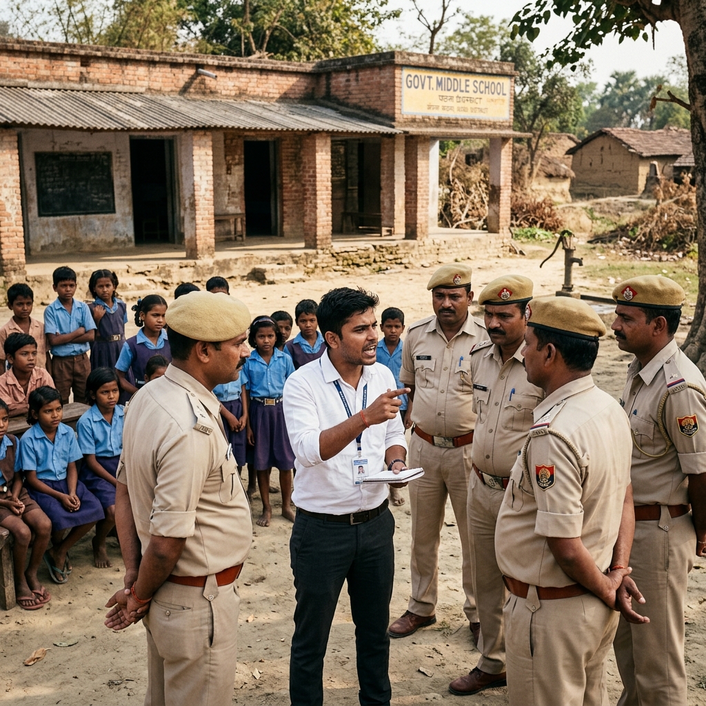 Brave 'Cockroach' Journalist from Bihar Confronts Police: 'Jail Me, but I Won't Stop Showing the Truth'